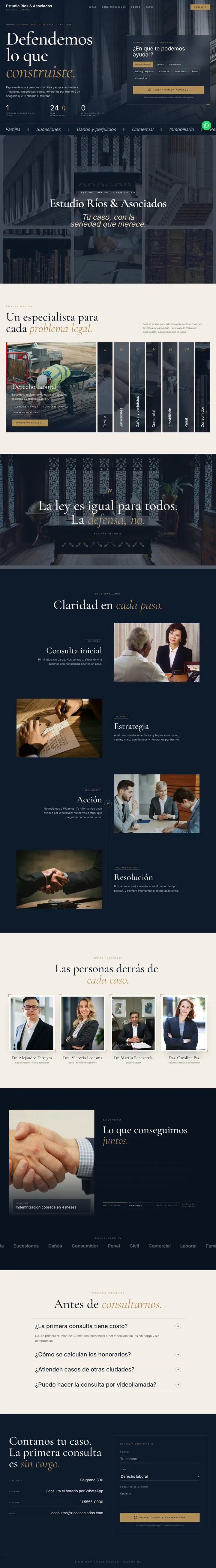 Demo para Ríos & Asociados, estudio jurídico de ejemplo